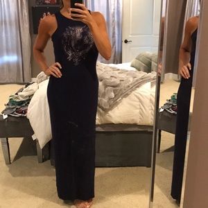 Navy Maxi Dress size S
